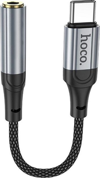 Hoco USB-C to 3.5mm LS36, 0.12m, Schwarz (0.12 m)