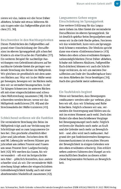 Produktbild Steife Gelenke schmerzfrei wieder beweglich machen (Deutsch, Jochen Schomacher, 2023)