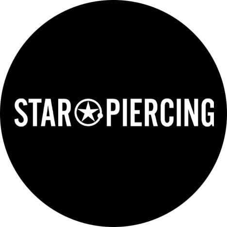 Produktbild Star Piercing Aufkleber rund 50 mm (Outdoor) (ohne Messing, Kunststoff)