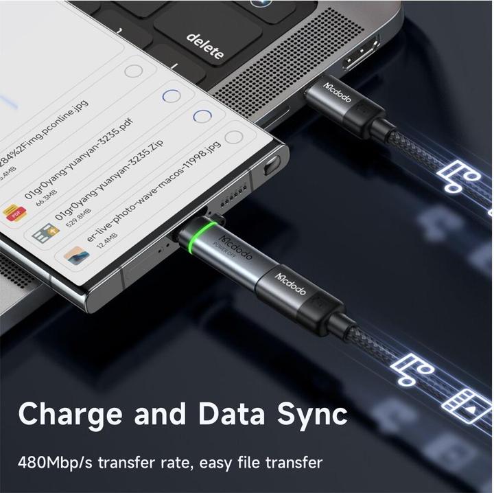 Image du produit Mcdodo Adaptateur USB-C vers USB-C Auto Power Off (USB Type C, USB Type C)
