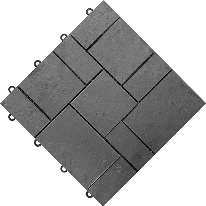 Actual product image Florco Stone Slate Roma (4 x, 30 x 30 cm)