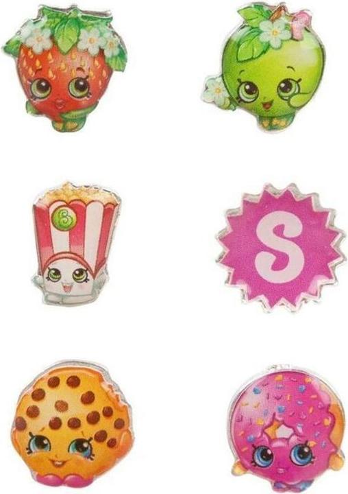 Produktbild Shopkins Mädchen Figuren Ohrring Set 6erPack Metall (100% synthetisches Material)