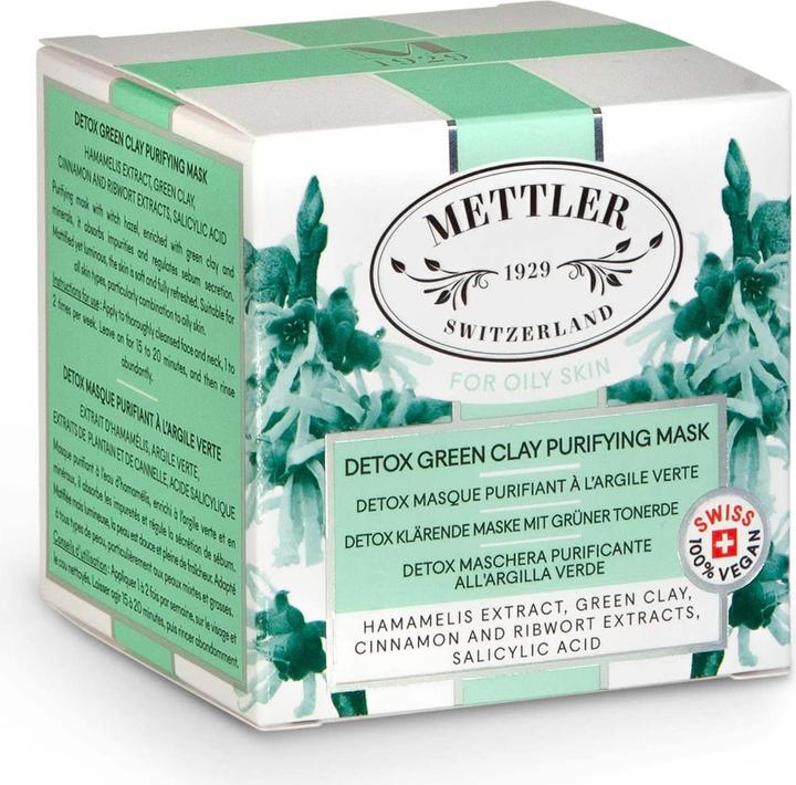 Produktbild Mettler1929 Detox klärende Maske mit grüner Tonerde (50 ml)