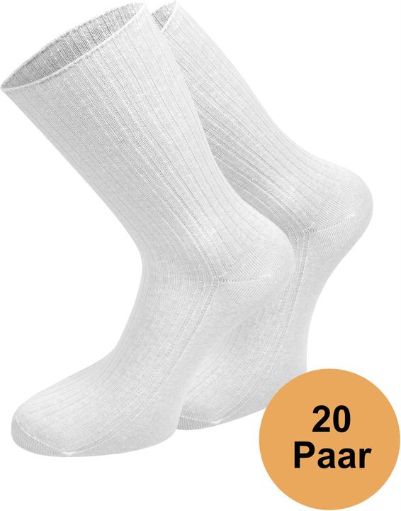 Normani 20 Paar Socken Unisex Business Socks Baumwollsocken Berufssocken - 9685