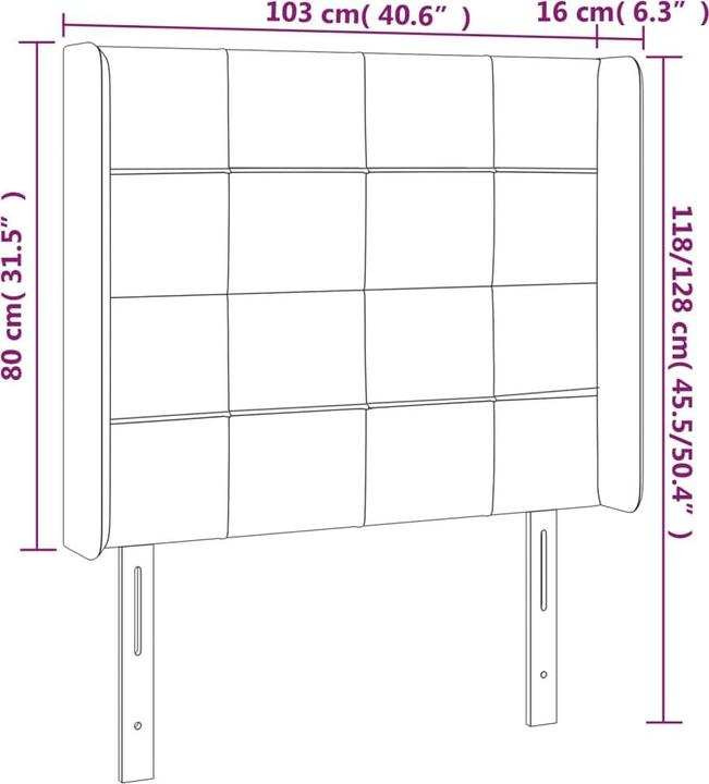 Actual product image VidaXL Rayne (103 x 16 x 88 cm)
