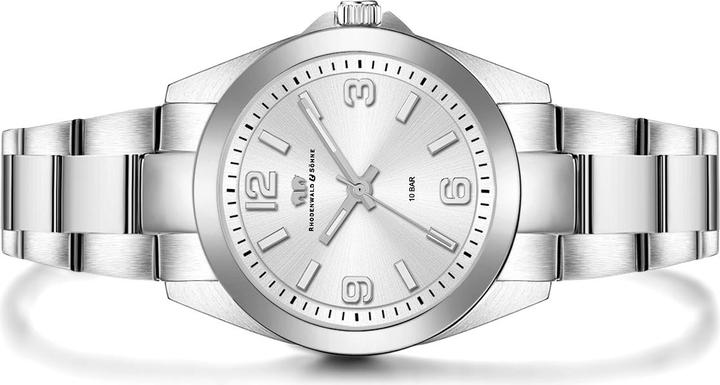 Actual product image Ladies Quartz Watch Majestia Stainless Steel Silver - 32444 (Analogue wristwatch, 37.50 mm)