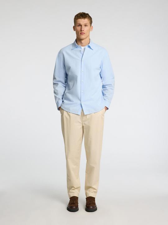 Image du produit Selected Homme Seersucker Langarmhemd (S)