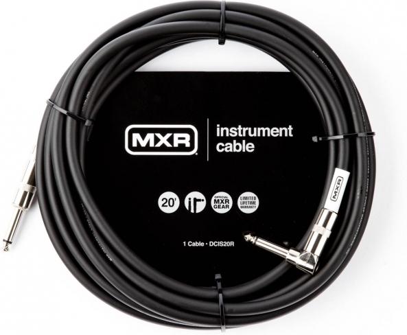 Produktbild Mxr Standard-Instrumentenkabel rechtwinklig 6m, schwarz (6 m)