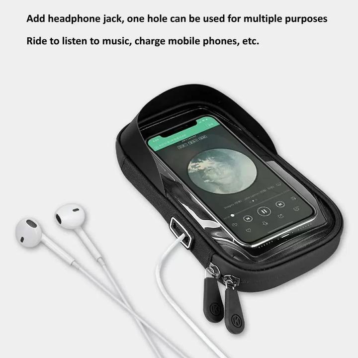 Produktbild PhoneLook Wasserdichtes Smartphone Etui bis zu 6.4 Zoll für Fahrrad & Motorrad Lenker