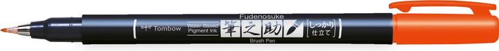 Actual product image Tombow FUDENOSUKE HARD - Calligraphy Pencil (Orange, 3 mm, 1 x)