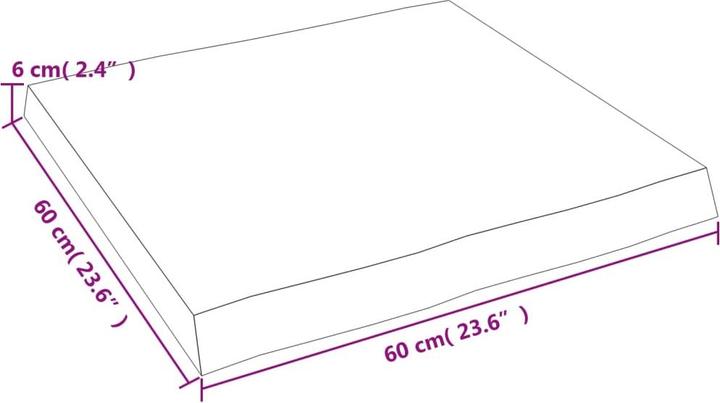 Produktbild VidaXL Chaim (60 x 60 x 6 cm)