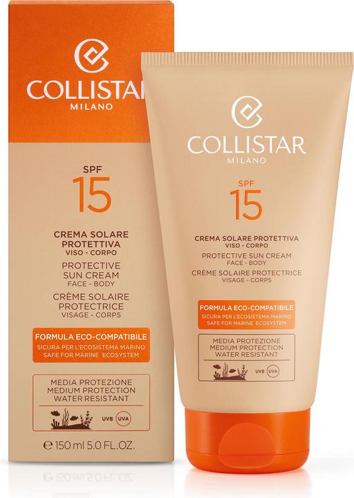 Actual product image Collistar Eco Compact Protecting SunCr Sun Protection Factor 15 (Suntan cream, SPF 15, 150 ml)