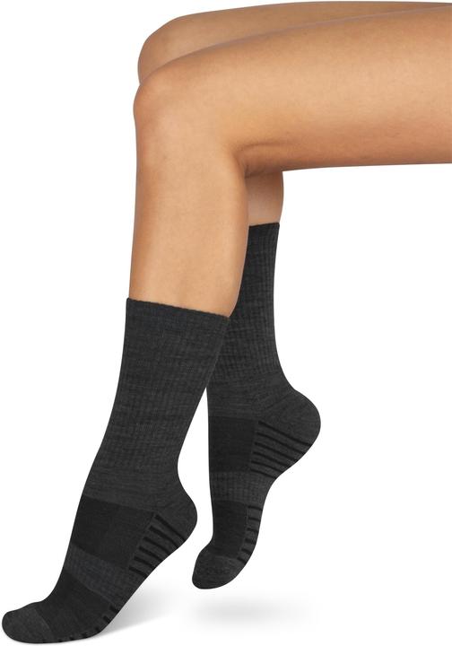 Immagine prodotto Normani 4 Trekkingwollsocken mit Polstersohle und Komfortbund (confezione da 4, 39 - 42)