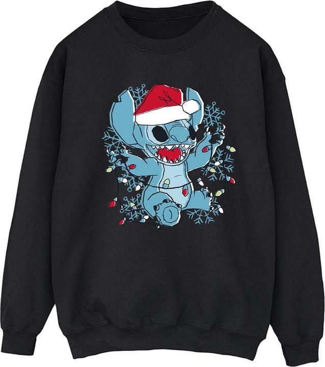 Immagine prodotto Disney Lilo And Stitch Christmas Lights Sketch Felpa Donna (XL)