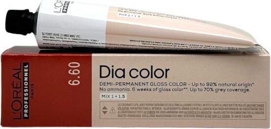 L'Oréal Paris Loreal DIA Color 6,60 Dunkelblond Intesives Rot 60 ml (6.60 Dunkelblond Intensivrot)