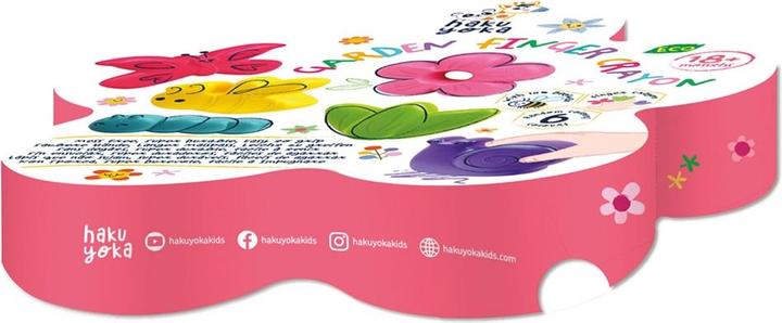 Actual product image Haku Yoka Finger wax crayon garden (6 x)