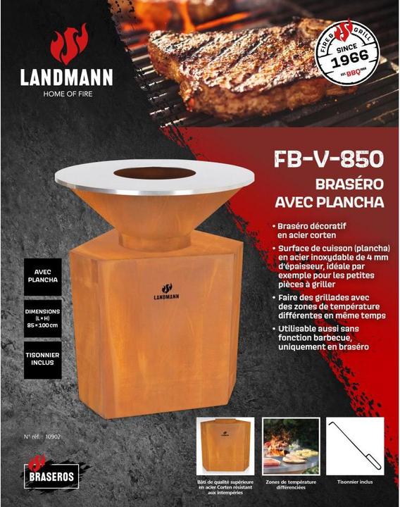 Actual product image Landmann Fire bowl FB-V-850 (85 cm)