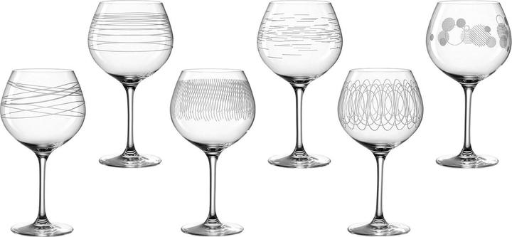 Actual product image Leonardo Casella (63 cl, 6 Glasses, White wine glasses, Red wine glasses)