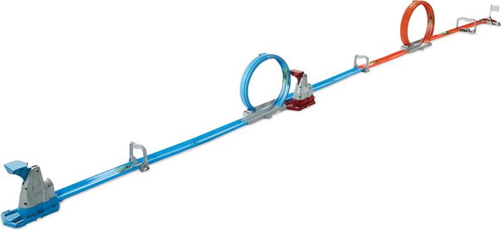 Actual product image Hot Wheels track Two loops