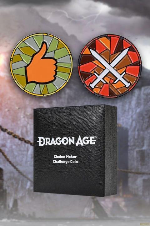Produktbild DEVplus Dragon Age Münze Choice Maker Challenge Coin