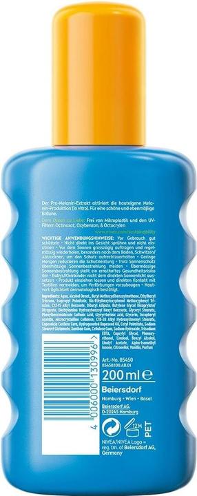 Produktbild NIVEA Schutz & Bräune (Sonnenspray, SPF 50, 200 ml)