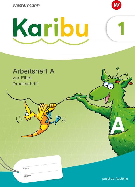 Actual product image Karibu. Arbeitsheft 1 (A) Druckschrift zur Fibel Ausleihe plus Fibeltexteheft (German, Lautenschläger, Heike/Merkt, Kathrinua, Anna-Katharina/Leinhos, 2023)