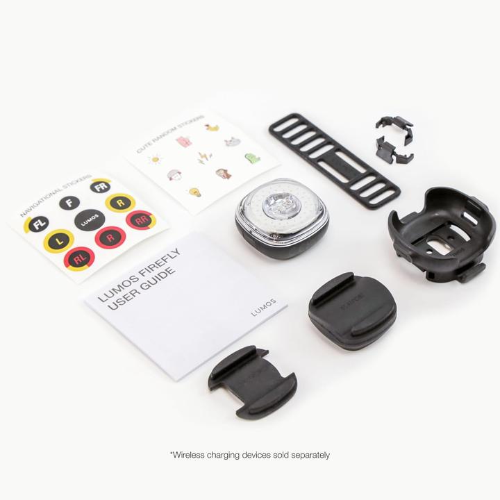 Actual product image Lumos Firefly single LED helmet light