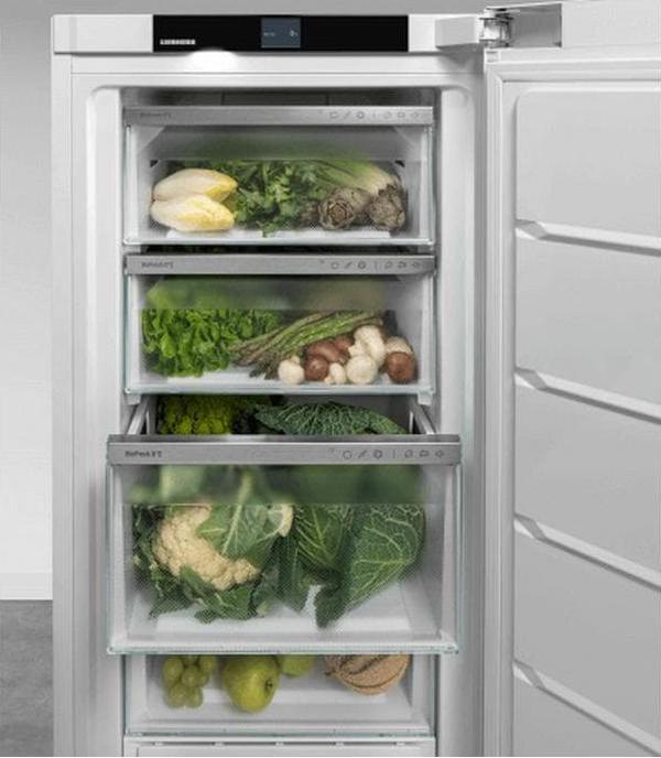 Image du produit Liebherr BioFresh Réfrigérateur pose libre Prime RBa 4250 acier inoxydable noir (160 l)
