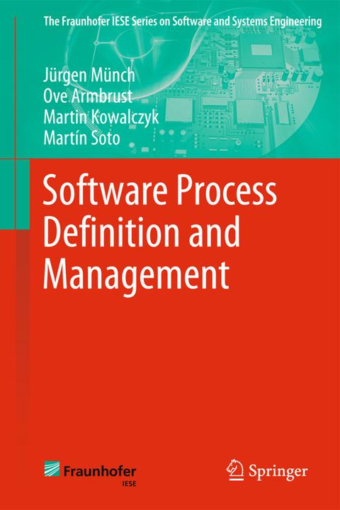Produktbild Definitie en beheer van softwareprocessen (Niederländisch, Martín Soto, Jürgen Münch, Ove Armbrust, Martin Kowalczyk, 2014)