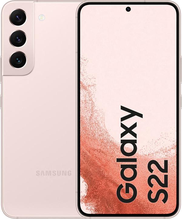 Samsung Galaxy S22 (128 GB, Pink Gold, 6.10", Dual SIM, 50 Mpx, 5G)