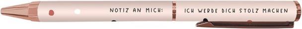 Immagine prodotto Biro premium - Nota per me - di Schreibkram Manufaktur (Oro rosa, 1 x)