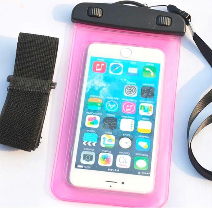 Produktbild Hurtel PVC waterproof armband phone case - orange