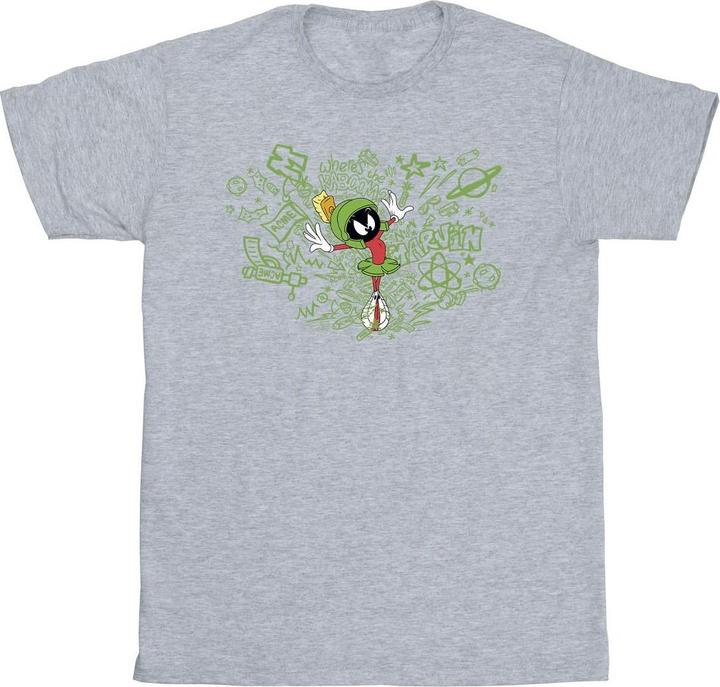 Immagine prodotto Looney Tunes ACME Doodles Marvin Martian Maglietta Uomo (M)