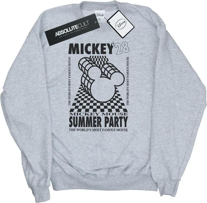 Actual product image Disney Mens Mickey Mouse Summer Party Sweatshirt (S)