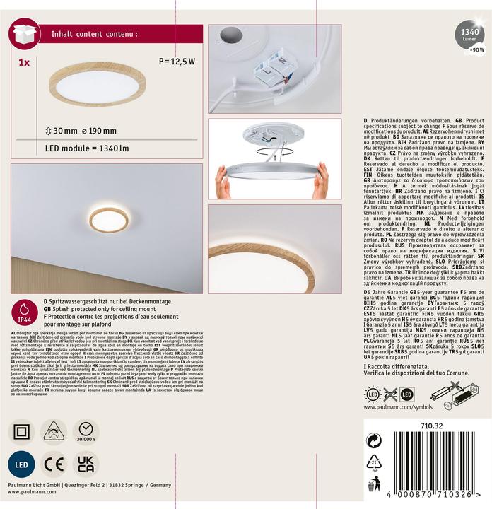 Immagine prodotto Paulmann Atria Shine Backlight (1340 lm)