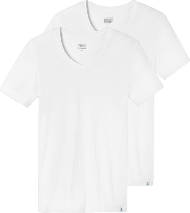 Immagine prodotto Schiesser Confezione da 2 canottiera morbida a maniche lunghe / camicia a maniche corte (XXL)