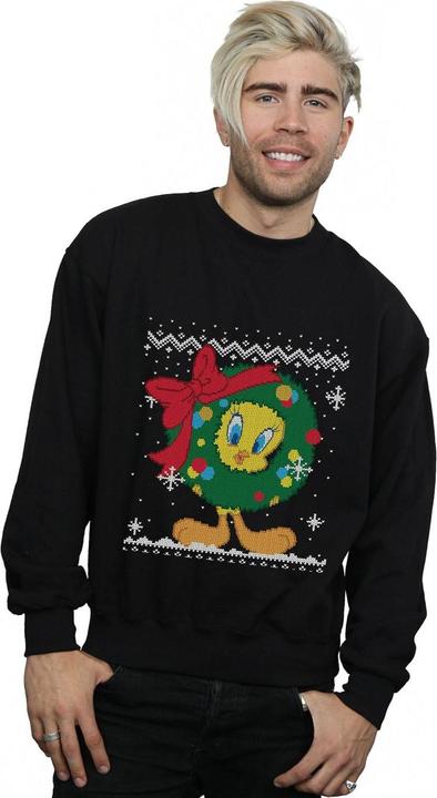 Produktbild Looney Tunes Tweety Pie Christmas Fair Isle Sweatshirt (XXL)