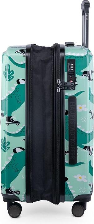 Actual product image Hauptstadtkoffer Centre - Kids suitcase hand luggage hard shell, Skater Dinos (55 l, Hand luggage (up to 50 litres))