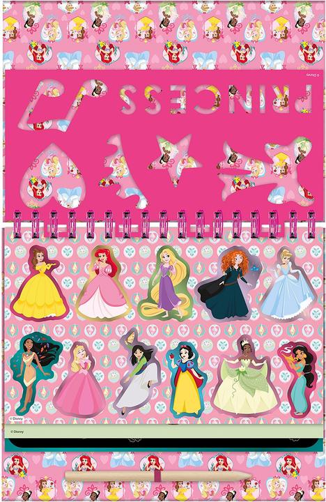 Actual product image Totum Disney Princess scratch book