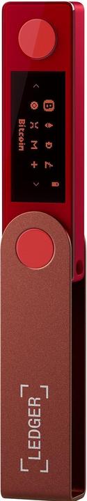 Actual product image Ledger Nano X - Ruby Red (Ripple, Bitcoin, Litecoin, Cardano, TRON, Bitcoin cash, Ethereum Classic, Ether, Stellar, Monero, Dogecoin)