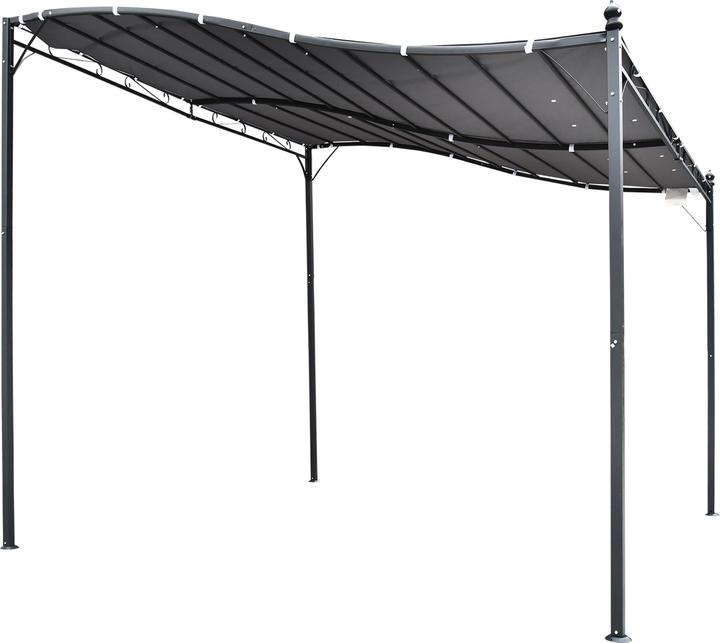 Produktbild Outsunny Gartenpavillon mit geschwungenem Dach (297 cm, 297 cm)