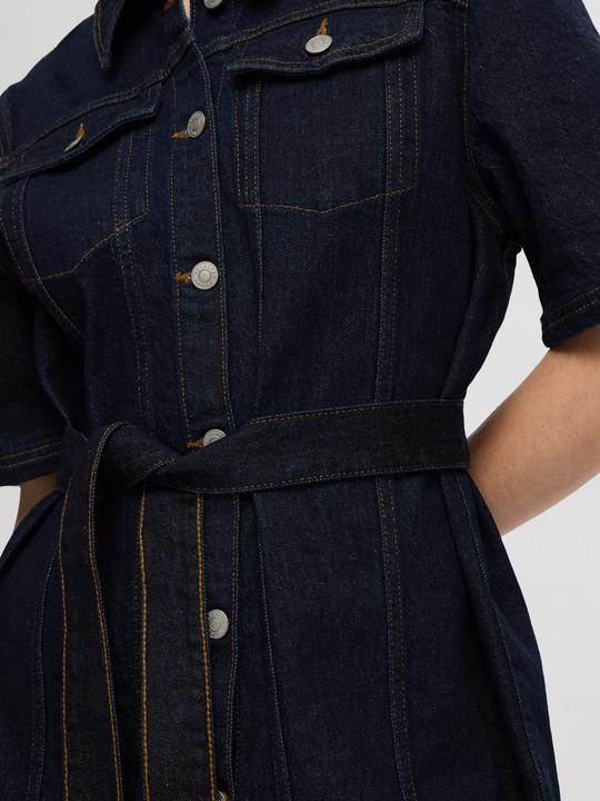 Image du produit Selected Femme Robe en jean à manches courtes (40)