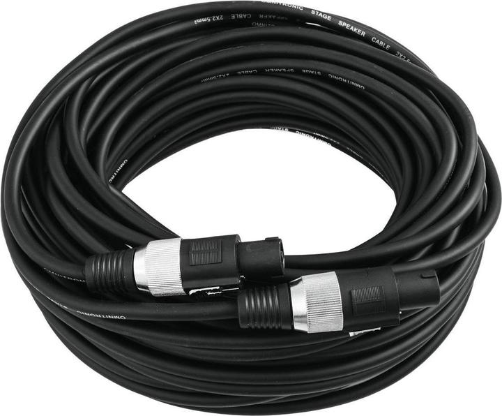 Actual product image Omnitronic Loudspeaker cable Speaker 2x2,5 20m sw (20 m, 5 mm²)