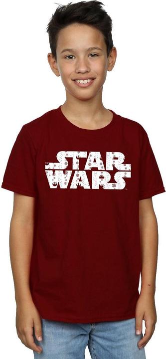 Immagine prodotto Star Wars Christmas Logo Maglietta Ragazzi (152, 158)