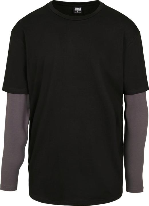 Urban Classics Oversized Shaped Double Layer LS Tee (XL)