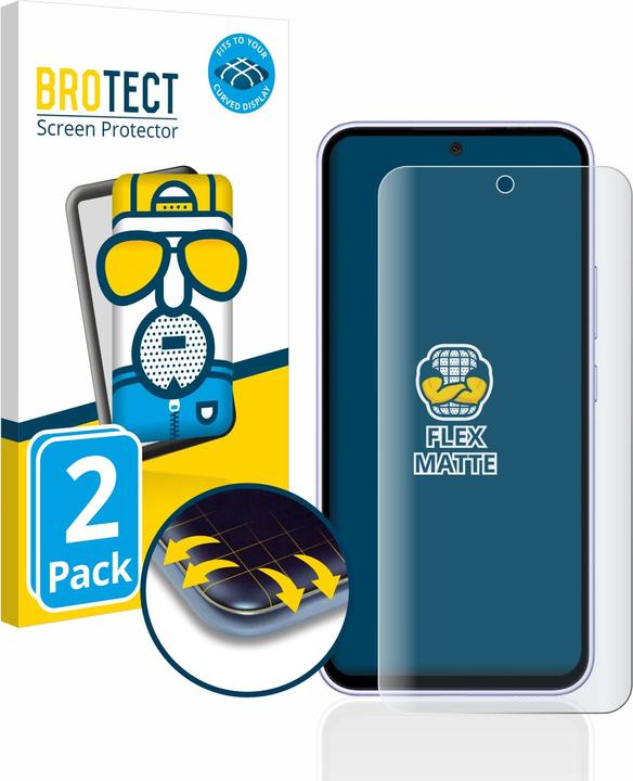Actual product image BROTECT Full-Cover Protector Matte (2 Piece, Samsung Galaxy A54 5G)