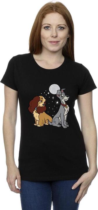 Immagine prodotto Disney Lady And The Tramp Moon Maglietta Donna (M)