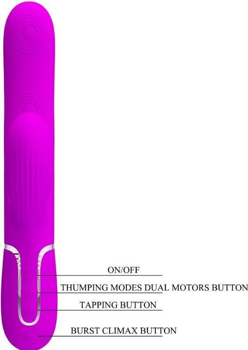 Produktbild Pretty Love PERLITA MULTIFUNKTIONS-3-IN-1-G-SPOT-VIBRATOR VIOLETT