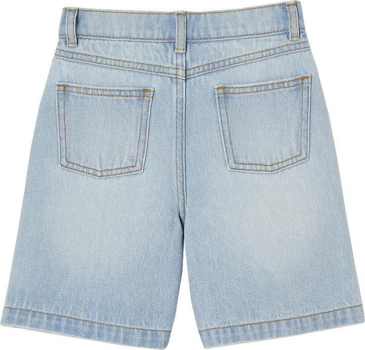 Actual product image Vertbaudet Mädchen Jeans-Shorts mit gestickten Blumen (92)