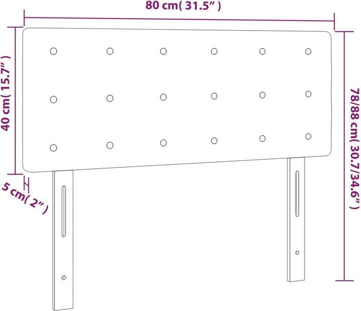 Image du produit VidaXL Kenzie (80 x 5 x 88 cm)